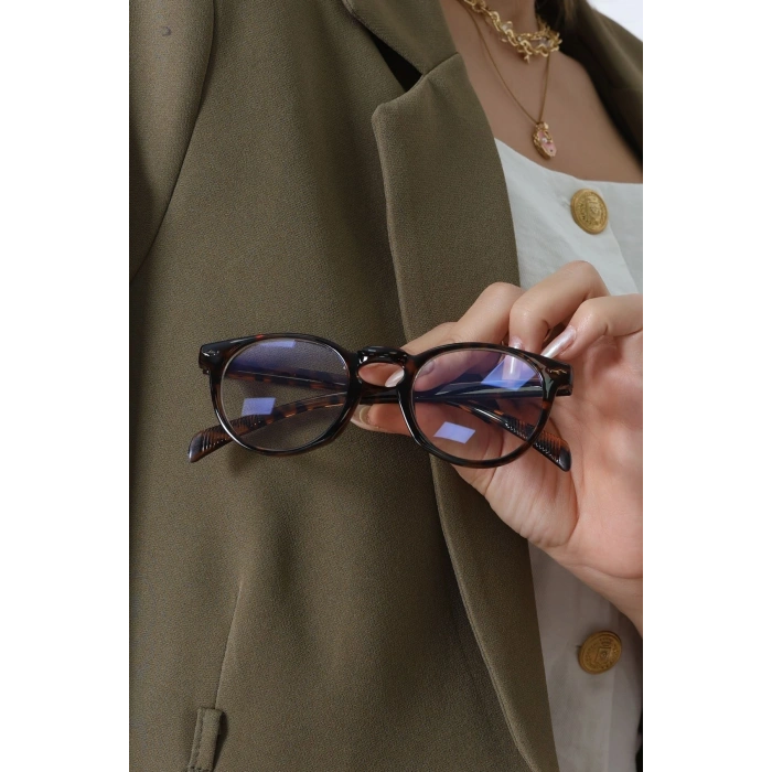 Mavi Işık Korumalı Ekran Gözlüğü Kahveleopar - 2328.1724.