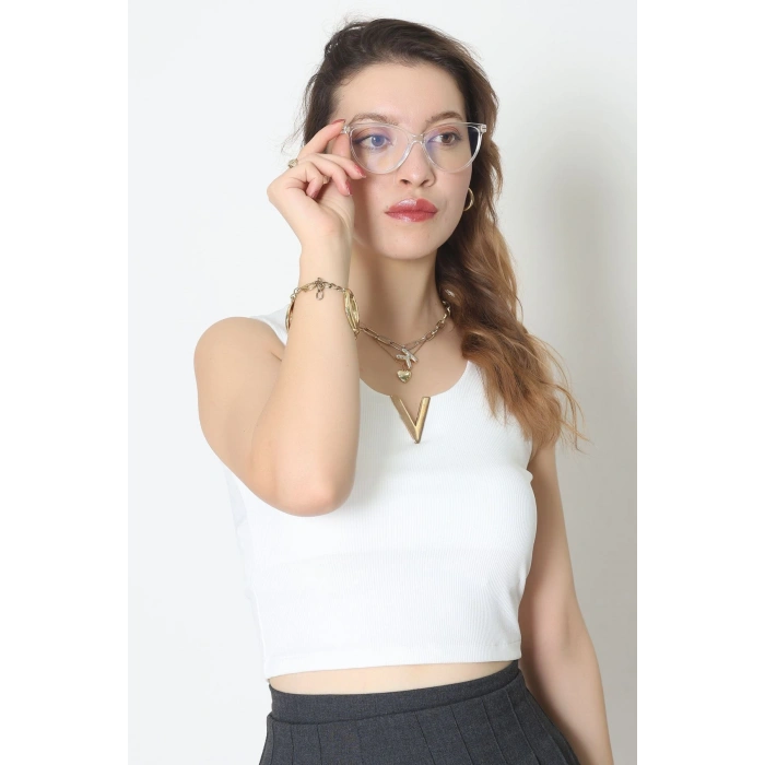 Mavi Işık Koruyucu Gözlük Beyazşeffaf - 21111.1724.