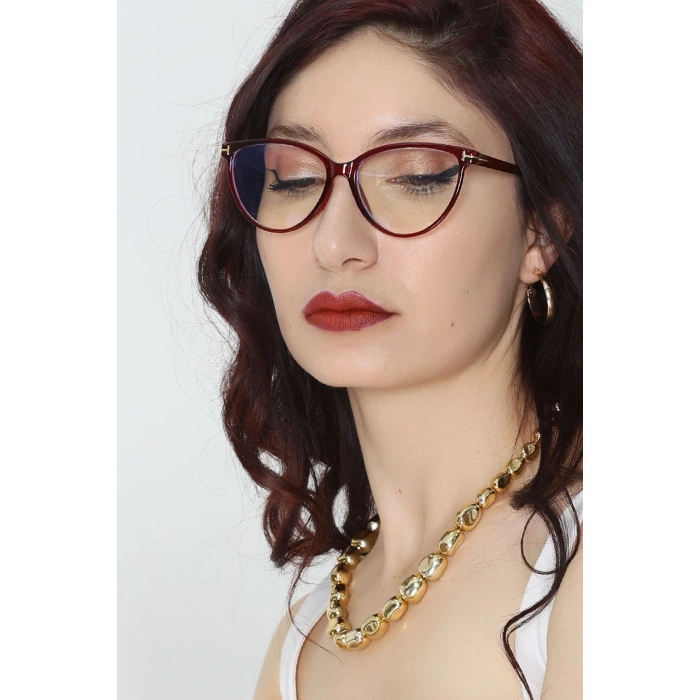 Mavi Işık Koruyucu Gözlük Bordo - 20005.1724.