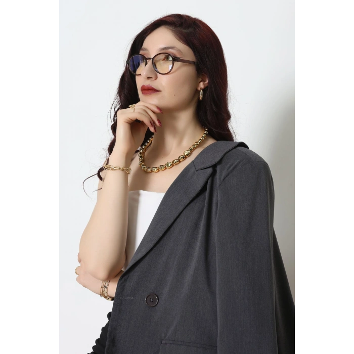 Mavi Işık Koruyucu Gözlük Kahve - 20007.1724.