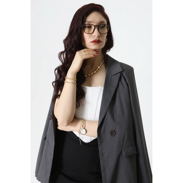 Mavi Işık Koruyucu Gözlük Kahve - 23045.1724.