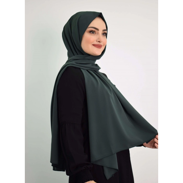 Medine İpeği Şal MC1115 Haki