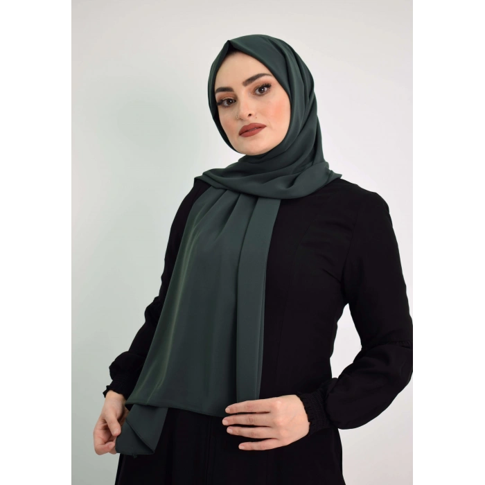 Medine İpeği Şal MC1115 Haki