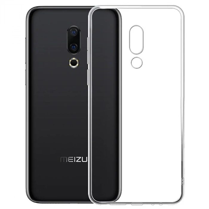 Meizu 16 Plus Kamera Korumalı Ultra Koruma Silikon Kılıf-(1903)