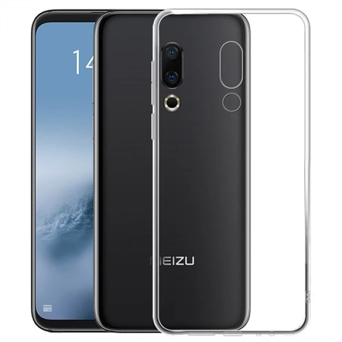 Meizu 16 Plus Kamera Korumalı Ultra Koruma Silikon Kılıf-(1903)