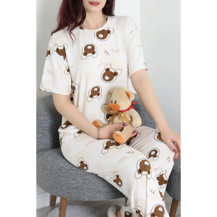 Milan Alt Üst Aynı Pijama Takımı Ayıkafa - 792.1287.