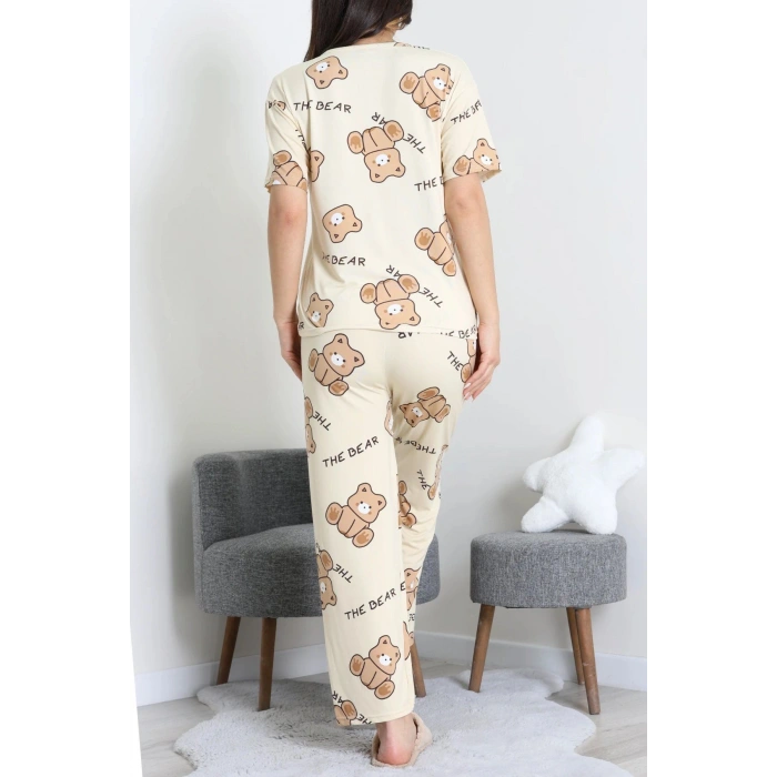 Milan Alt Üst Aynı Pijama Takımı Bejayı - 792.1287.
