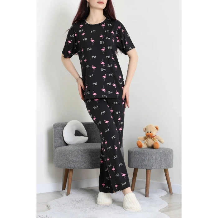 Milan Alt Üst Aynı Pijama Takımı Flamingo - 792.1287.