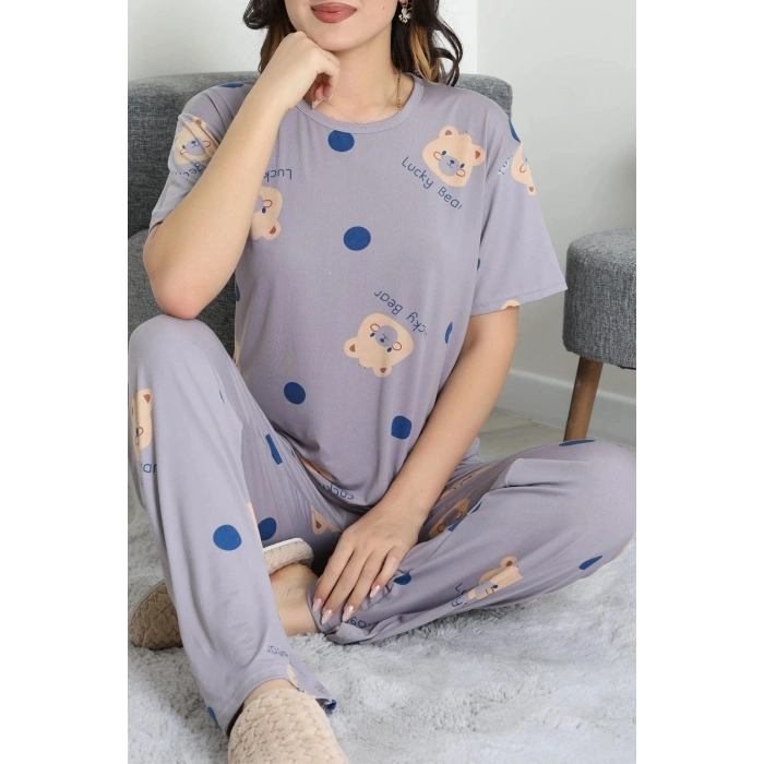 Milan Alt Üst Aynı Pijama Takımı Griayı - 792.1287.