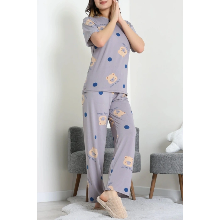 Milan Alt Üst Aynı Pijama Takımı Griayı - 792.1287.