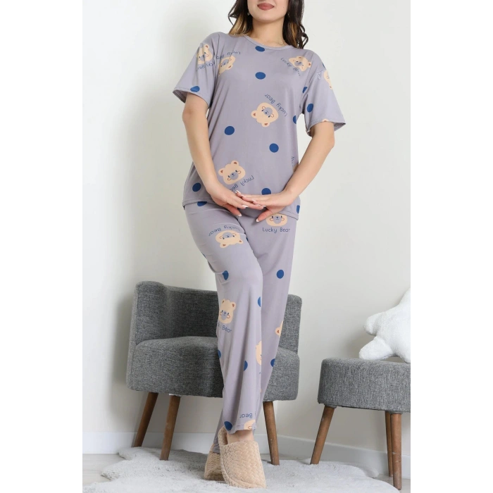 Milan Alt Üst Aynı Pijama Takımı Griayı - 792.1287.