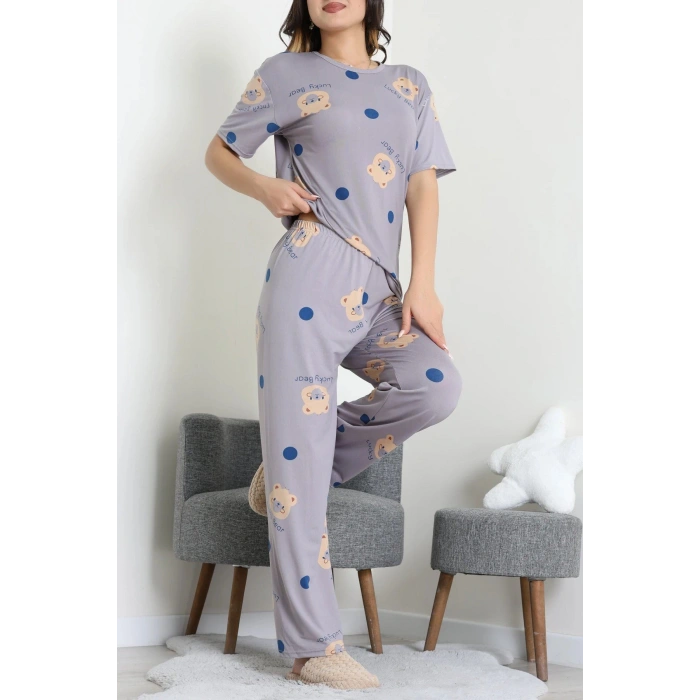 Milan Alt Üst Aynı Pijama Takımı Griayı - 792.1287.