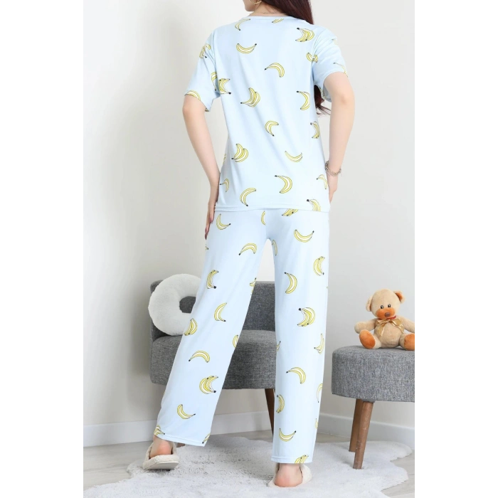 Milan Alt Üst Aynı Pijama Takımı Mavi - 792.1287.