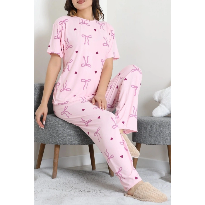 Milan Alt Üst Aynı Pijama Takımı Pembefiyonk - 792.1287.