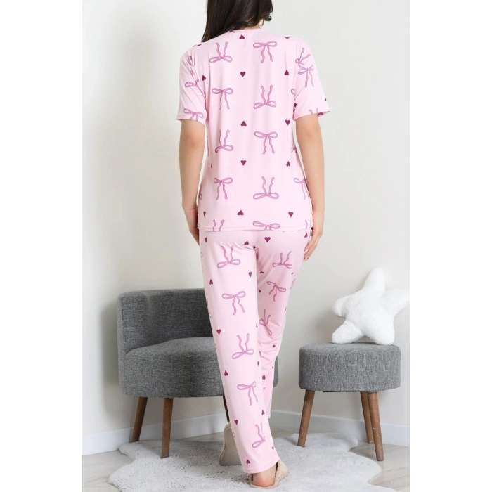 Milan Alt Üst Aynı Pijama Takımı Pembefiyonk - 792.1287.