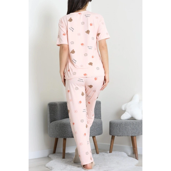 Milan Alt Üst Aynı Pijama Takımı Pudraçiçek - 792.1287.
