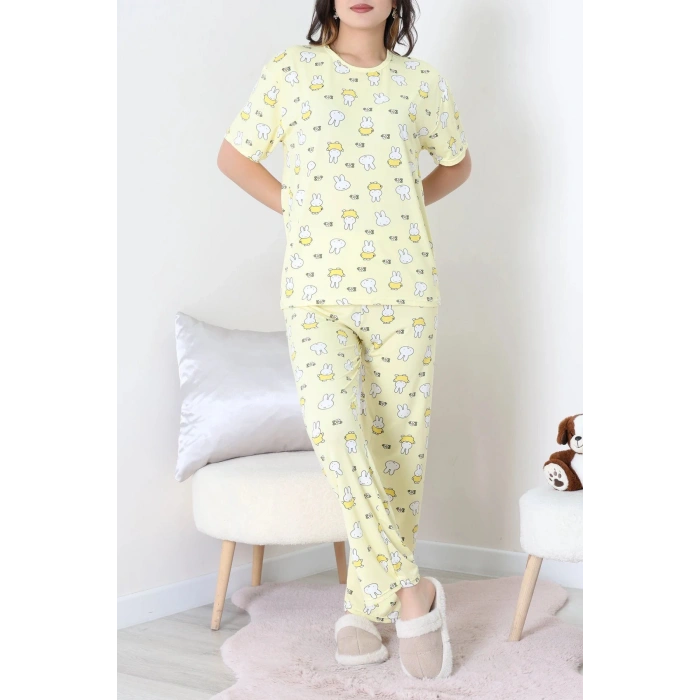 Milan Alt Üst Aynı Pijama Takımı Sarıtavşan - 792.1287.