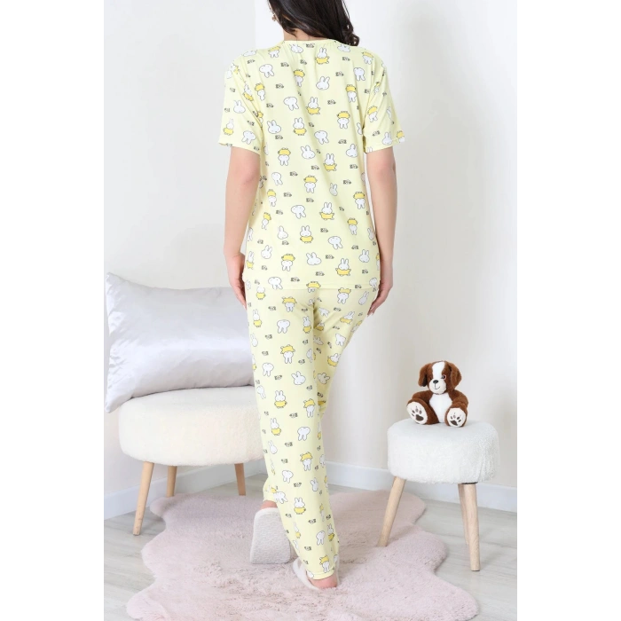 Milan Alt Üst Aynı Pijama Takımı Sarıtavşan - 792.1287.