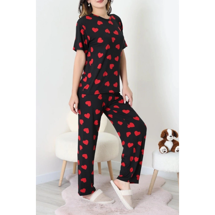 Milan Alt Üst Aynı Pijama Takımı Siyahkalp - 792.1287.