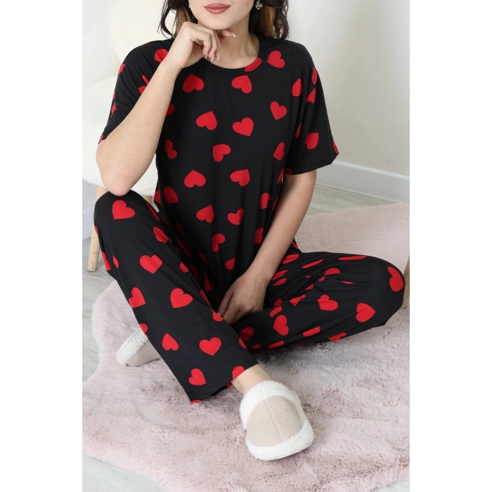 Milan Alt Üst Aynı Pijama Takımı Siyahkalp - 792.1287.