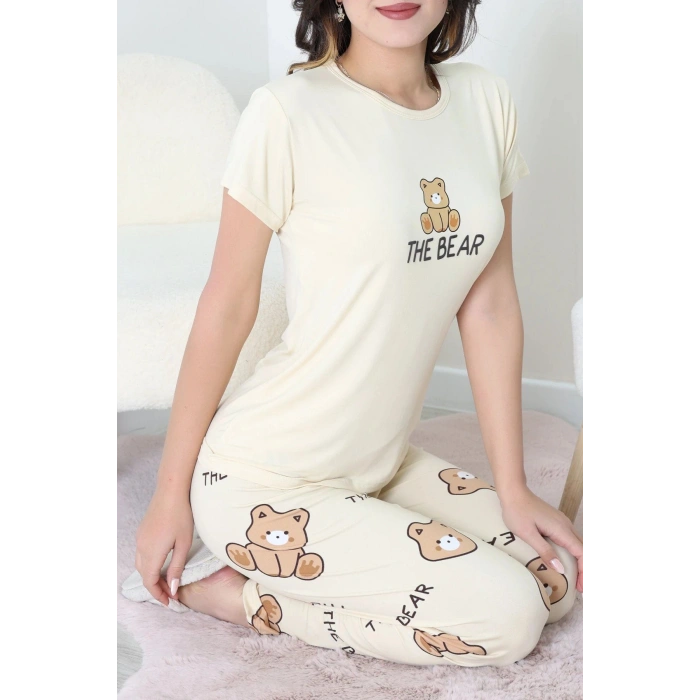 Milan Enjeksiyon Baskılı Pijama Takımı Tenayı - 630.1287.