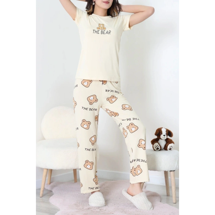 Milan Enjeksiyon Baskılı Pijama Takımı Tenayı - 630.1287.