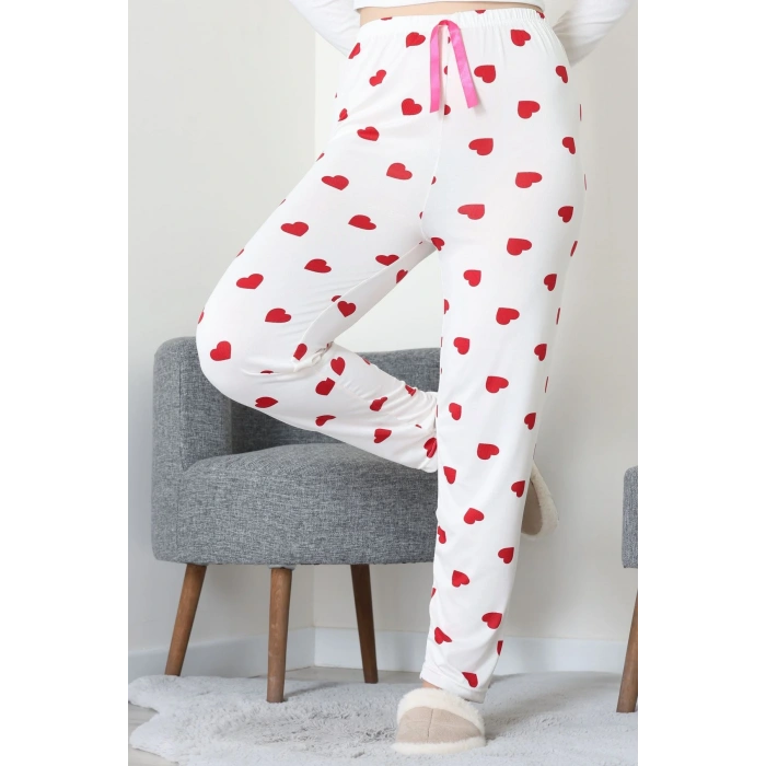 Milan Pijama Altı Beyazkırmızı - 52122.1567.