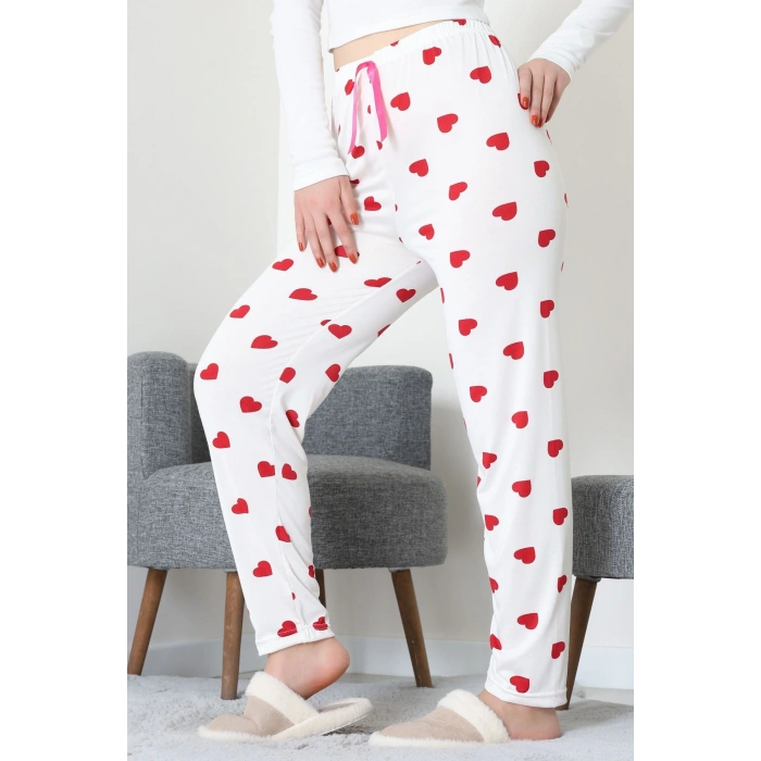 Milan Pijama Altı Beyazkırmızı - 52122.1567.