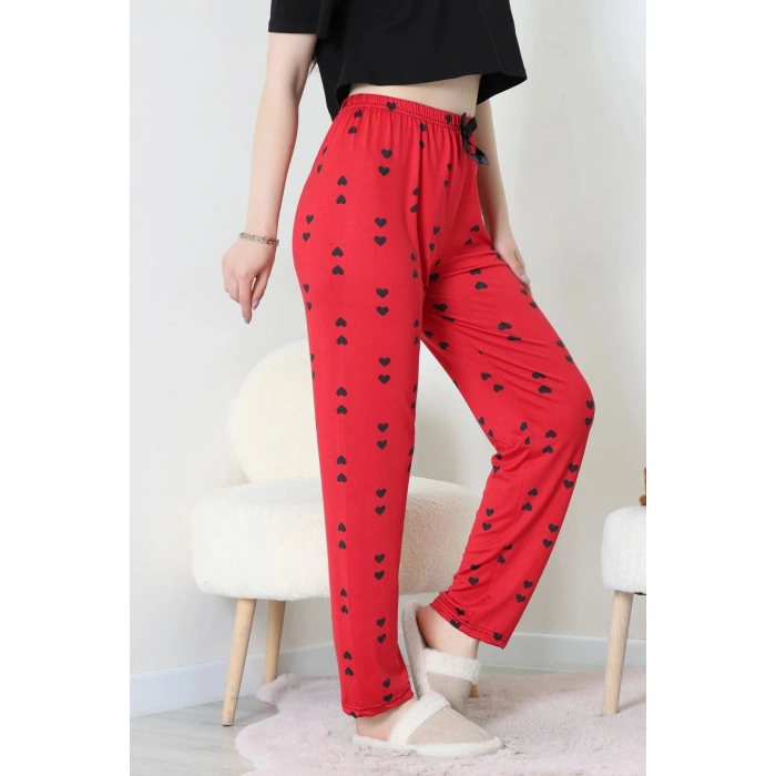 Milan Pijama Altı Siyahkırmızı - 52256.1929.