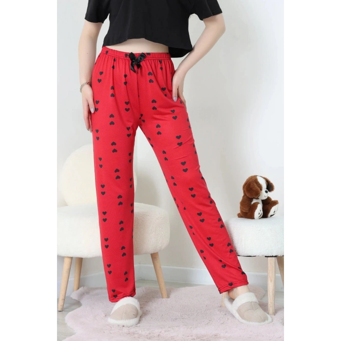 Milan Pijama Altı Siyahkırmızı - 52256.1929.