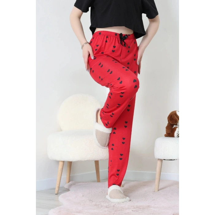 Milan Pijama Altı Siyahkırmızı - 52256.1929.