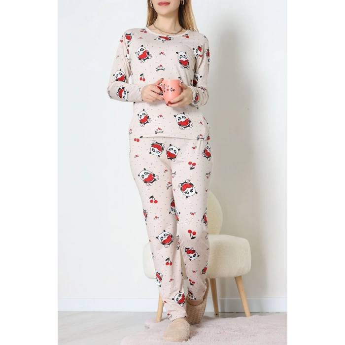 Milan Pijama Takımı Bej - 55010.1567.