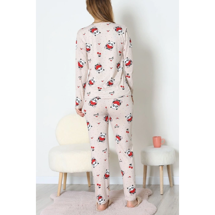 Milan Pijama Takımı Bej - 55010.1567.