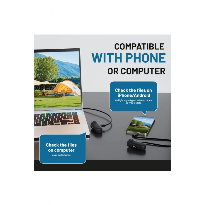 Mini Wıfı Aksiyon Kamerası 1080p Taşınabilir Vücut Kamerası Giyilebilir Video Kaydedici Ipx7 Su Geçirmez