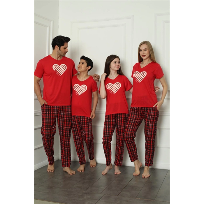 Moda Çizgi Aile Penye Pijama Takım (anne - kız ) 50114 Ayrı Ayrı Satılır . Fiyatları Farklıdır