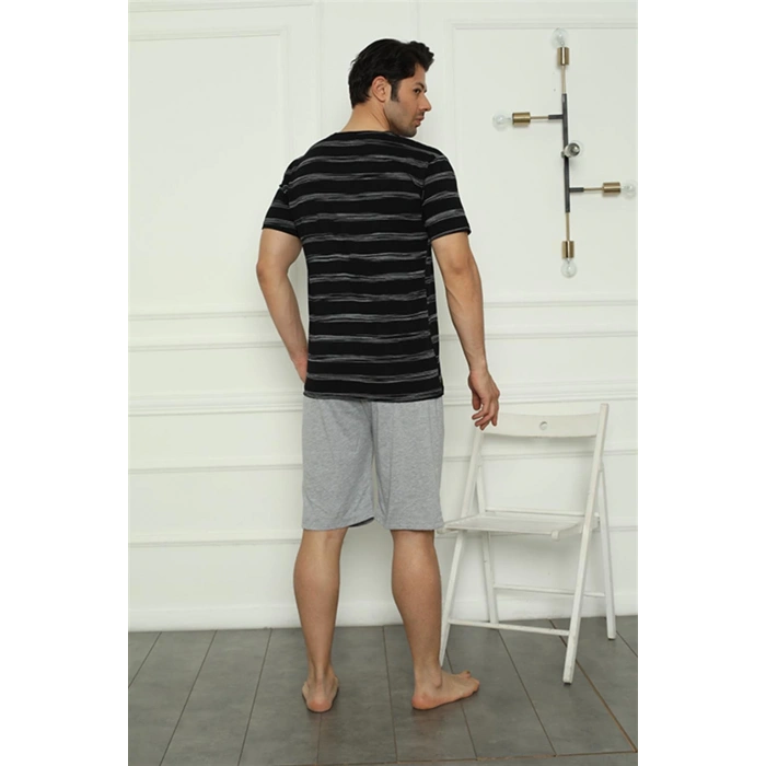 Moda Çizgi Aile Penye Şortlu Pijama Takım (baba - oğul ) 50115 Ayrı Ayrı Satılır . Fiyatları Farklıdır