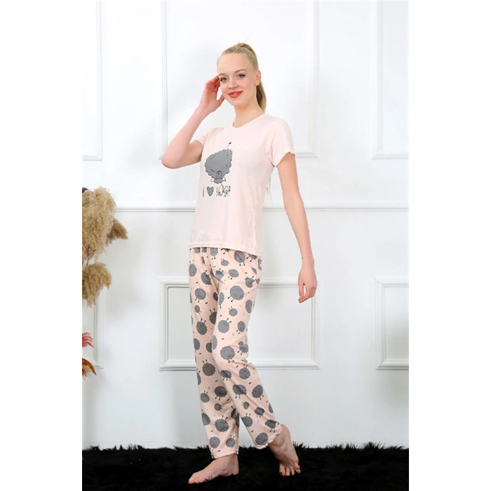Moda Çizgi Anne Kız Aile I Love Yoga Pijama Takım Ayrı Ayrı Satılır 50101
