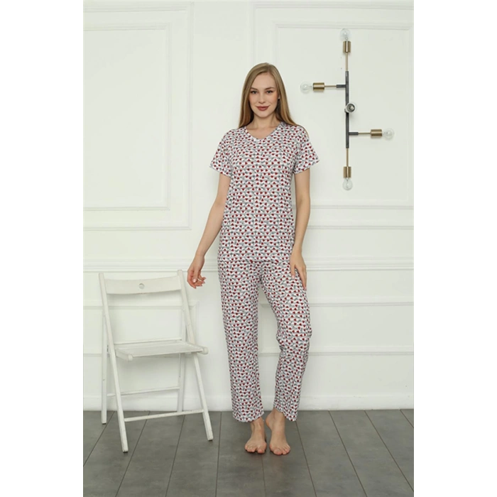 Moda Çizgi Anne Kız Aile Penye Pijama Takım Ayrı Ayrı Satılır. Fiyatları Farklıdır 50119