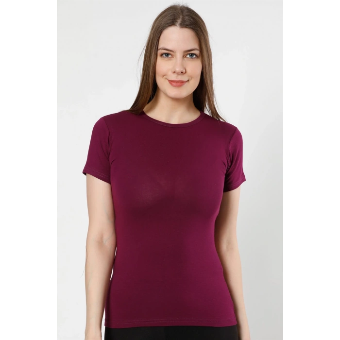 Moda Çizgi Bayan Kısa Kol Body 232M