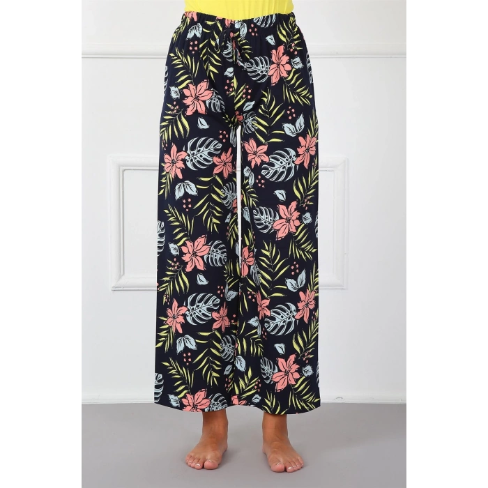 Moda Çizgi Bayan Pamuk Tek Alt Pijama 210012