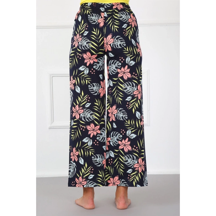 Moda Çizgi Bayan Pamuk Tek Alt Pijama 210012