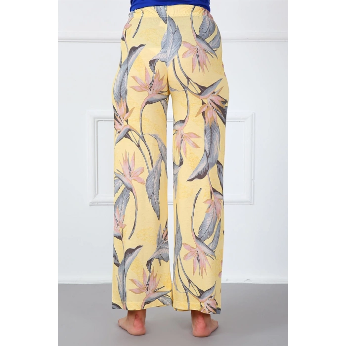 Moda Çizgi Bayan Pamuk Tek Alt Pijama 210019