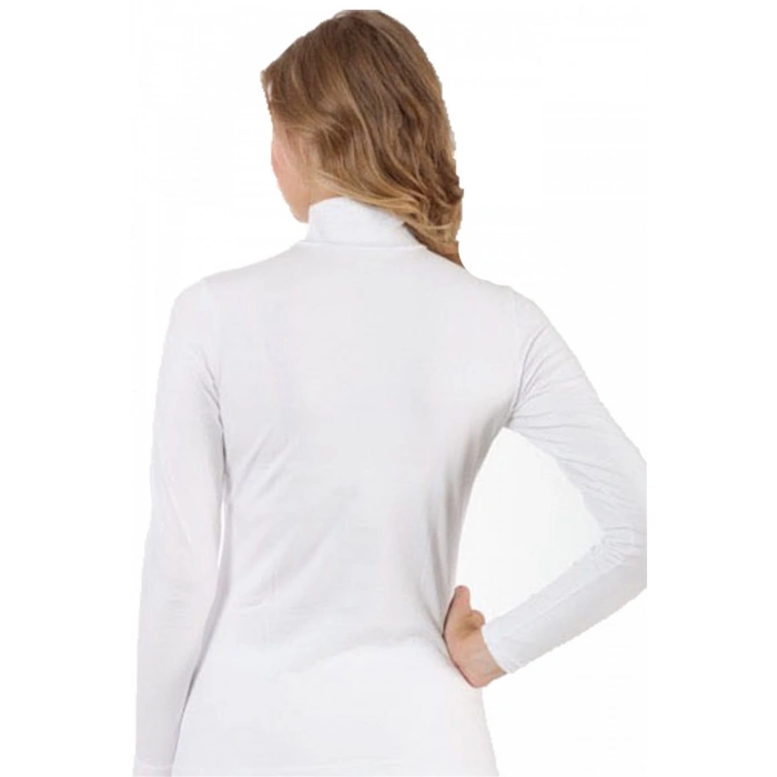 Moda Çizgi Bayan Uzun Kol Boğazlı Body 247