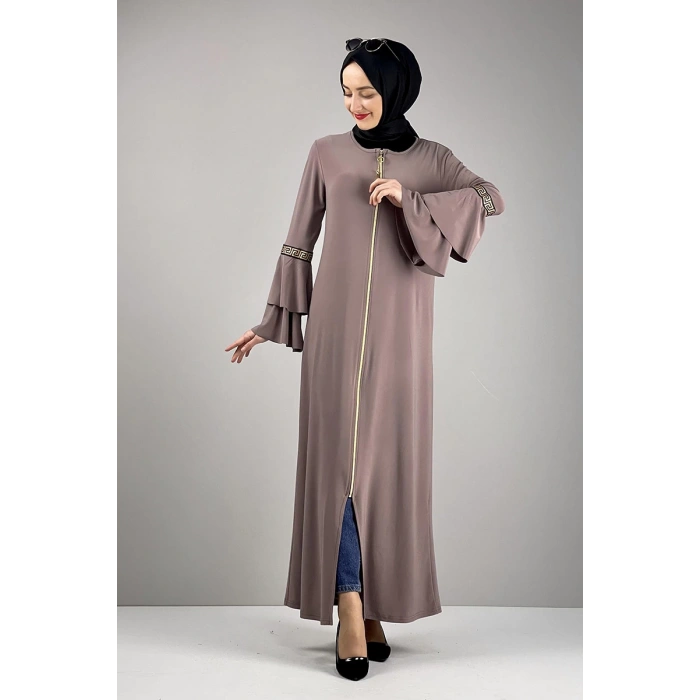 Moda Çizgi Büyük Beden Ferace