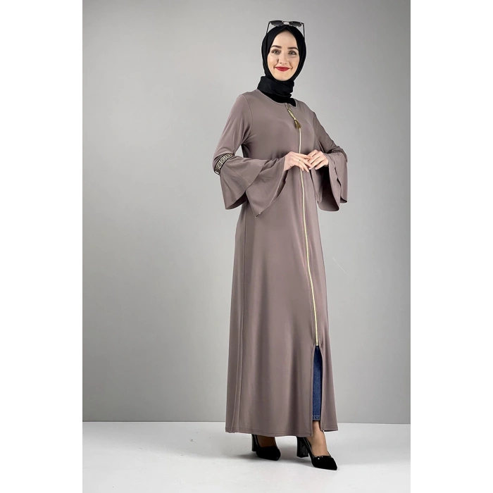 Moda Çizgi Büyük Beden Ferace