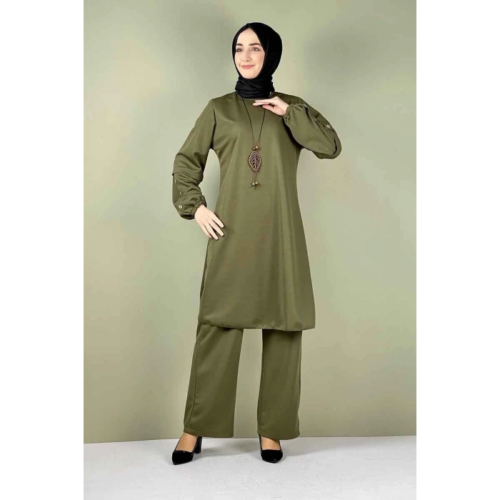 Moda Çizgi Büyük Beden Tesettür Takım