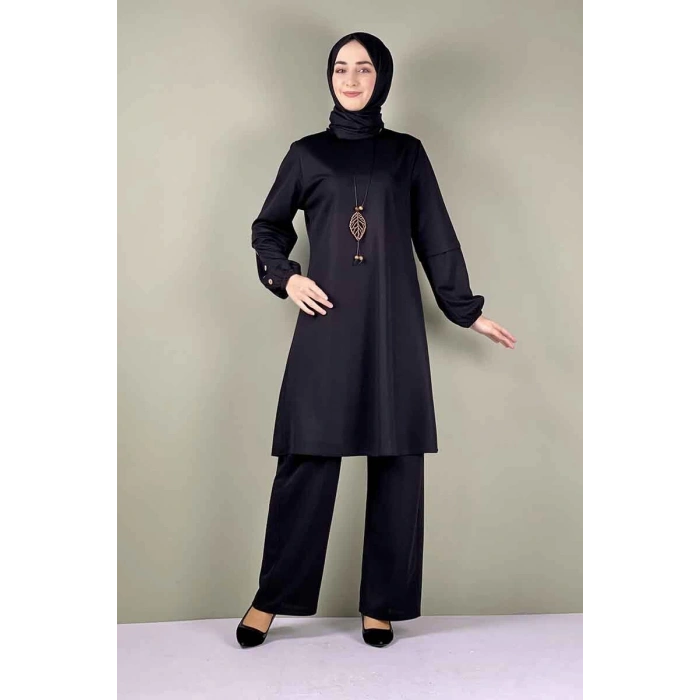 Moda Çizgi Büyük Beden Tesettür Takım