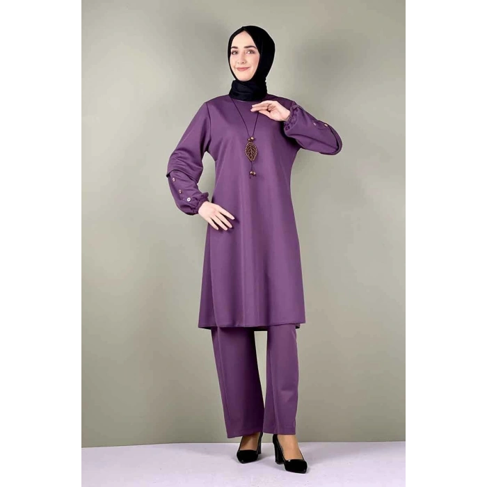 Moda Çizgi Büyük Beden Tesettür Takım