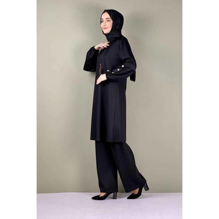 Moda Çizgi Büyük Beden Tesettür Takım