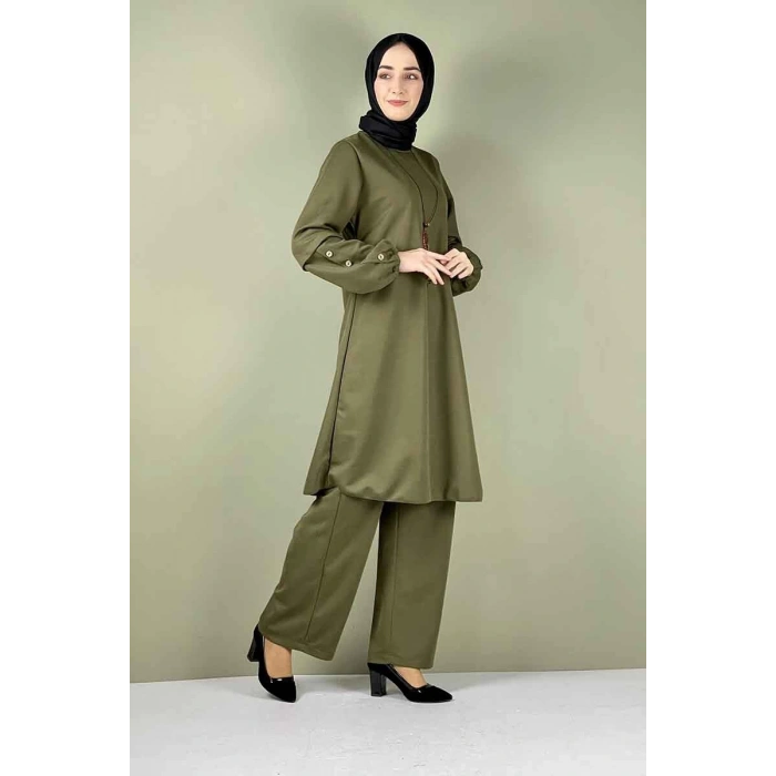 Moda Çizgi Büyük Beden Tesettür Takım